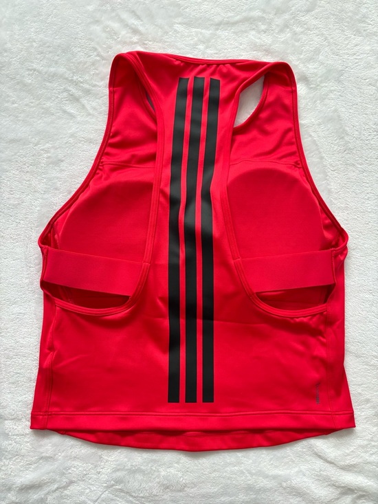 ADIDAS Primelist Pure Ruby Racerback 3-Stripes Bra Tank--NWT--L - Picture 7 of 16
